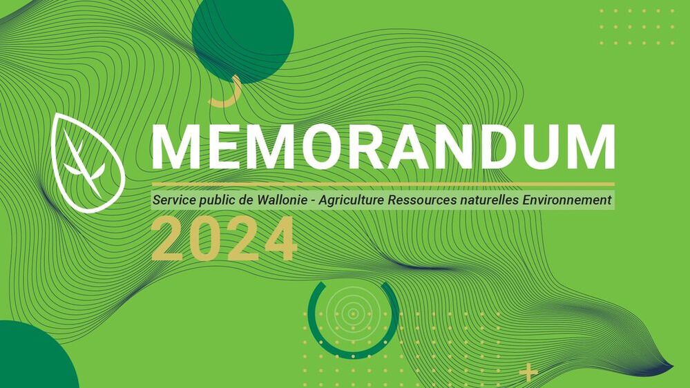 Le Mémorandum SPW ARNE est sorti !